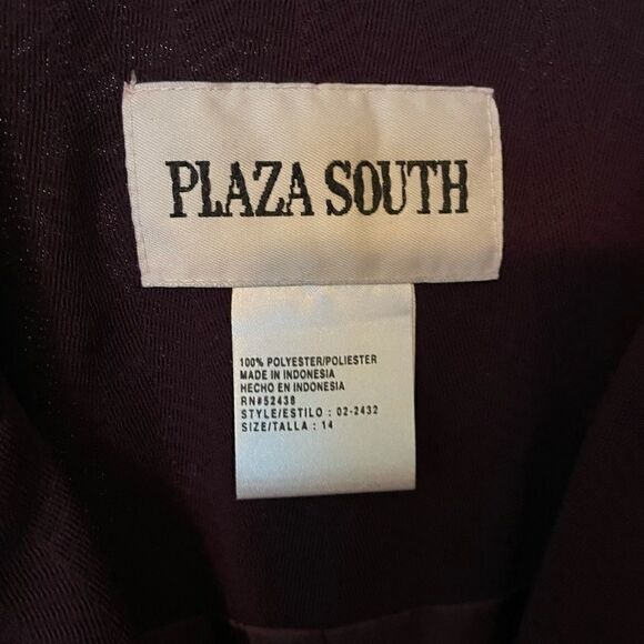 New Plum Color Long Maxi Dress, Professional Work Dress - Size 14 - Picture 5 of 8